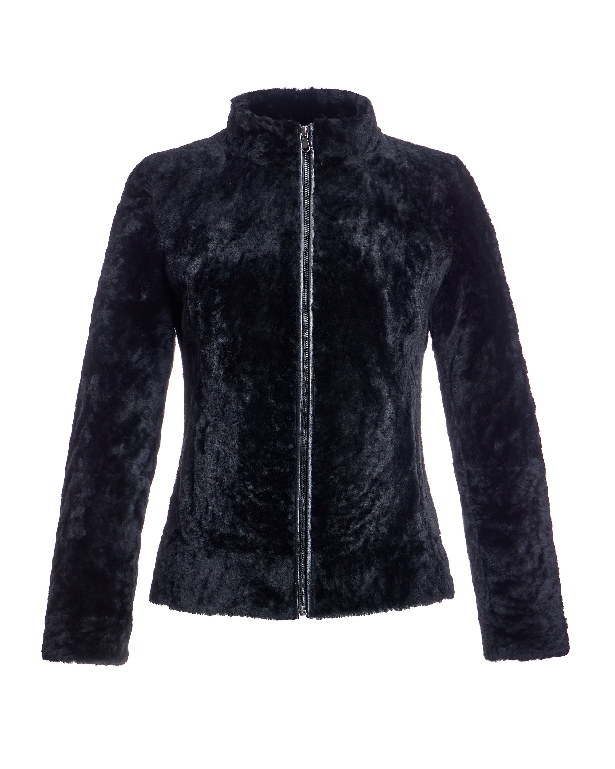 Fitted Shearling Jacket