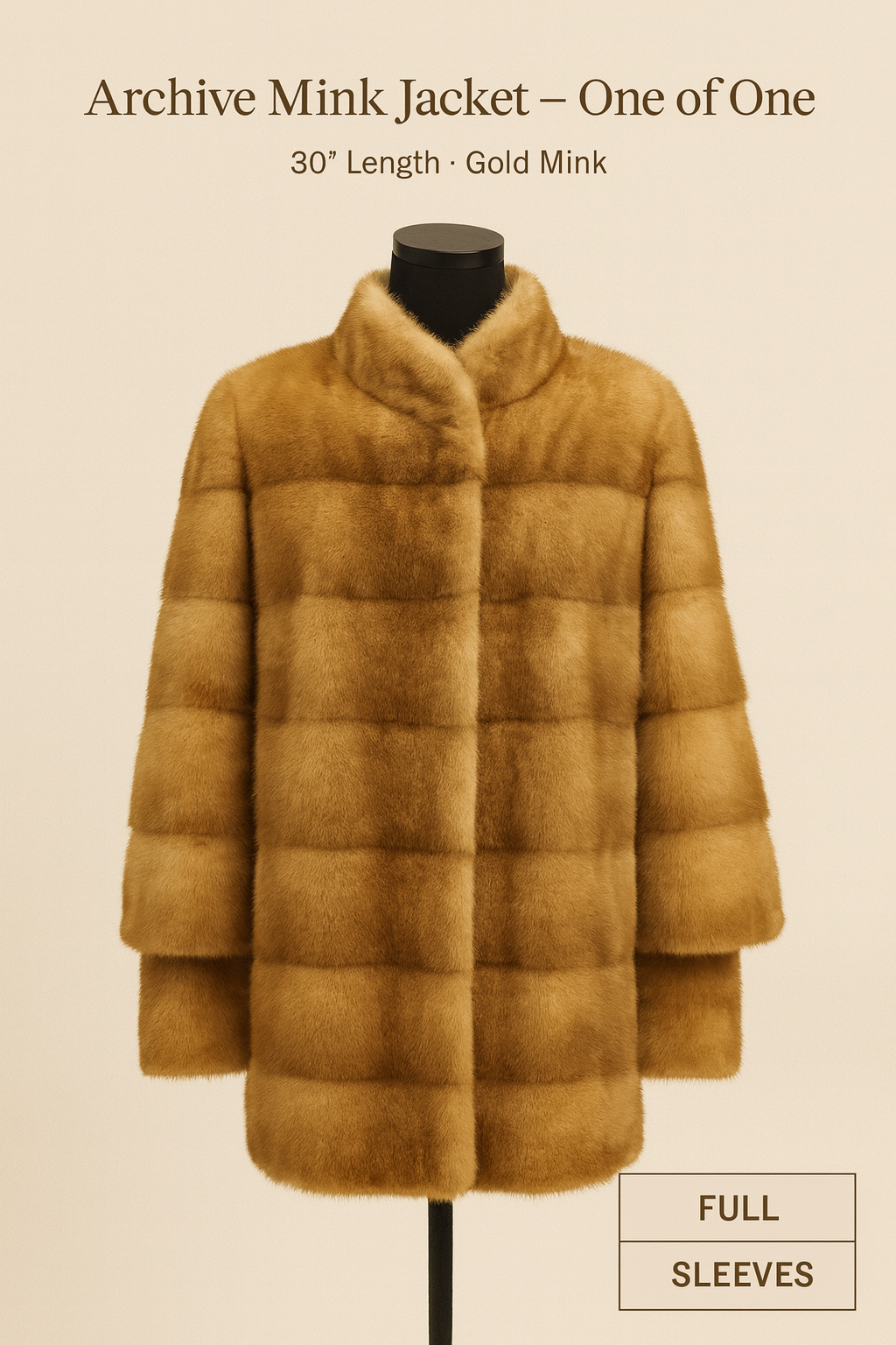 Archive Vintage Mink Jacket - One of One