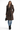 Cappuccino Dyed Lamb Belted Coat with Notch Collar