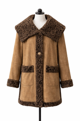 Archive & Vintage Reversible Swakara Lamb Coat -34"