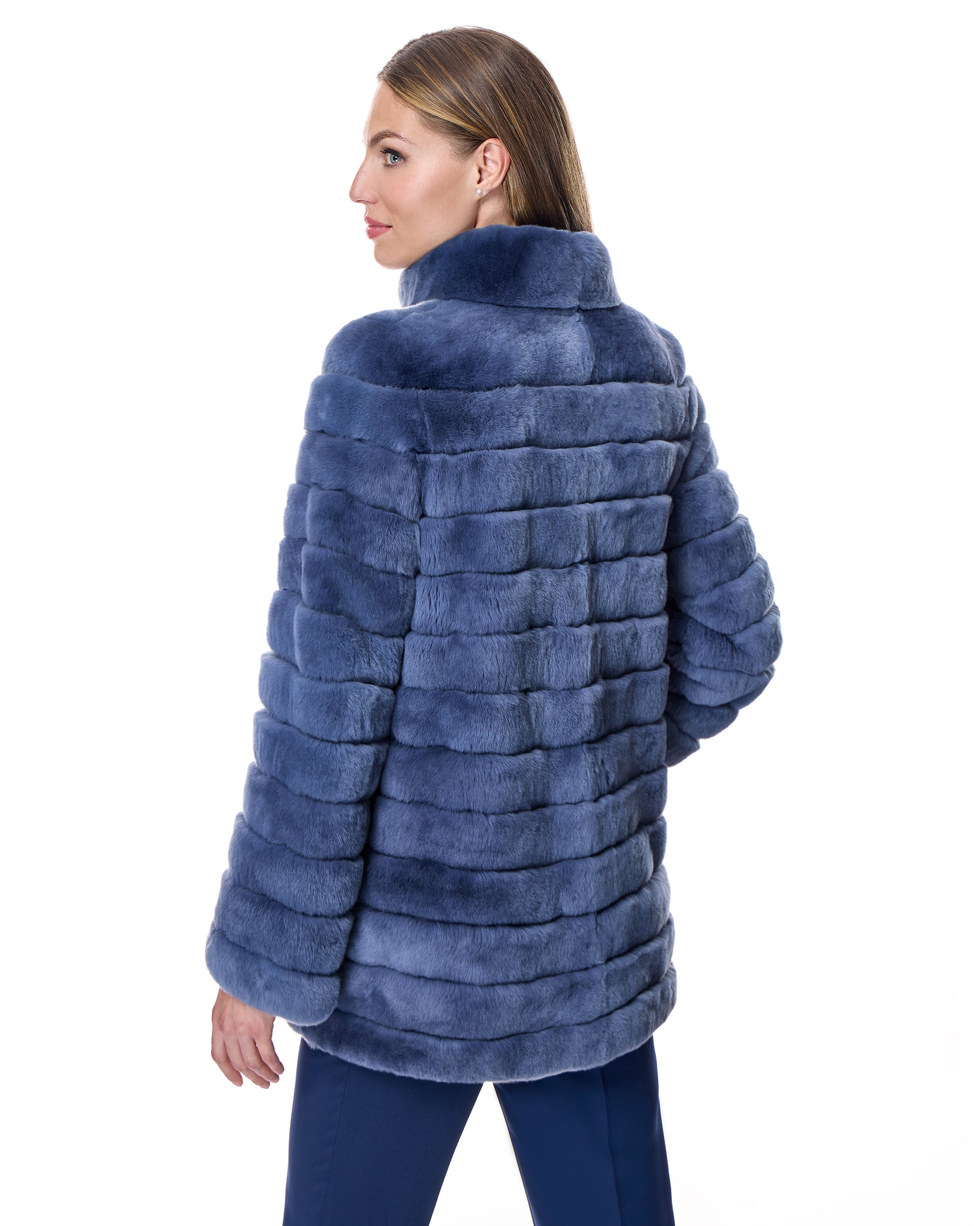 Pure Rabbit Jacket Horizontal Rabbit Jacket – Maximilian
