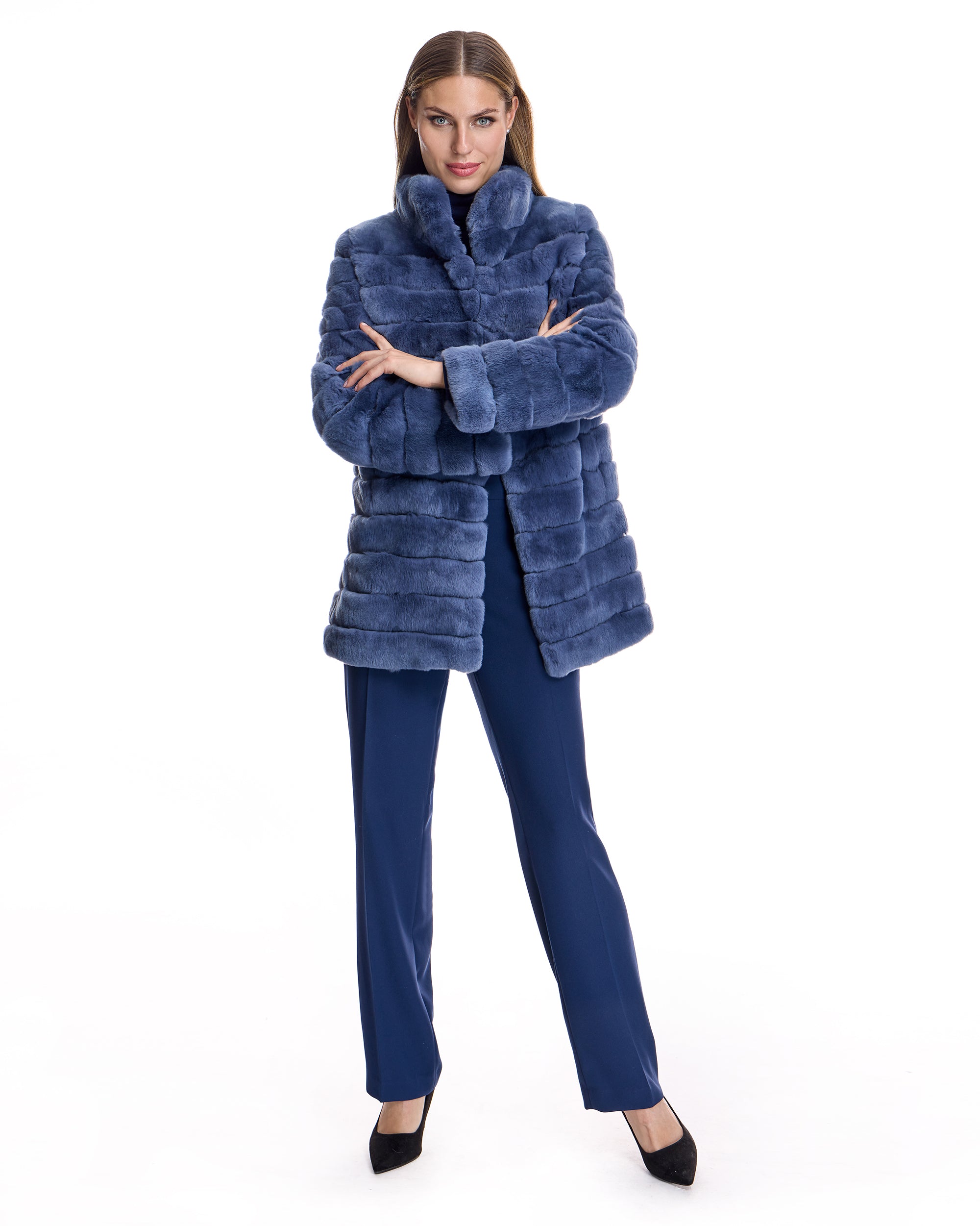 Pure Rabbit Jacket Horizontal Rabbit Jacket – Maximilian