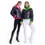 Julia & Stella Shearling Jacket Reversible to Nylon-Maximilian