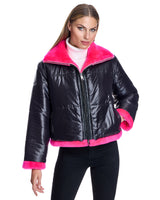 Julia & Stella Shearling Jacket Reversible to Nylon-Maximilian