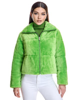 Julia & Stella Shearling Jacket Reversible to Nylon-Maximilian