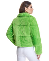 Julia & Stella Shearling Jacket Reversible to Nylon-Maximilian