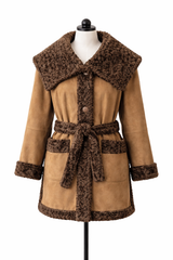 Archive & Vintage Reversible Swakara Lamb Coat -34"
