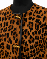 Archive & Vintage 29" Animal Print Caf Skin Jacket