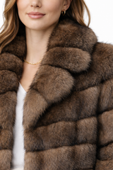 Maximilian Lux 23" Barguzin Russian Sable Fur Jacket