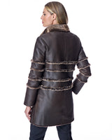 Maximilian Horizontal Shearling Jacket
