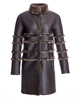 Maximilian Horizontal Shearling Jacket