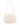 Off White Bleached Fox Muff Bag with Leather Strap
