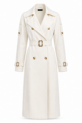 Women's Cotton Double Breasted Trench Coat / Maximilian