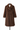 Archive & Vintage Brown Mink double breasted  full fit coat -37"