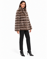 Maximilian One-of-a-Kind 26" Seafoam Dyed Russian Sable Jacket