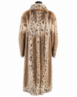 Archive & Vintage 47" Lynx Coat with Shawl Collar