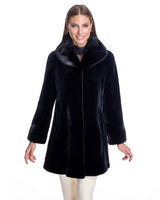 Flared Sheared Mink Jacket