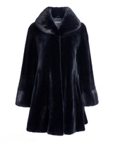 Flared Sheared Mink Jacket