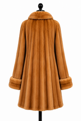 Archive & Vintage 35" Whiskey Mink Swing Coat -Fully Reversible