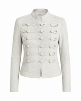 Maximilian Women's Suede Military Jacket