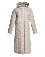 Quilted Cashmere Blend Coat