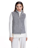 Shearling Lamb Vest-Maximilian