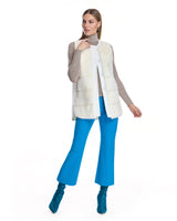 Mink Vest with Cashmere Back