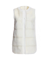 Mink Vest with Cashmere Back