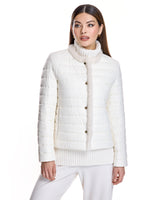 Nylon Jacket with Mink Trim