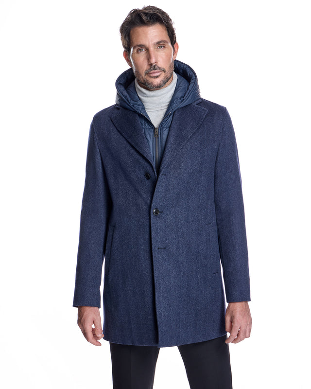Men's Hooded Wool Jacket