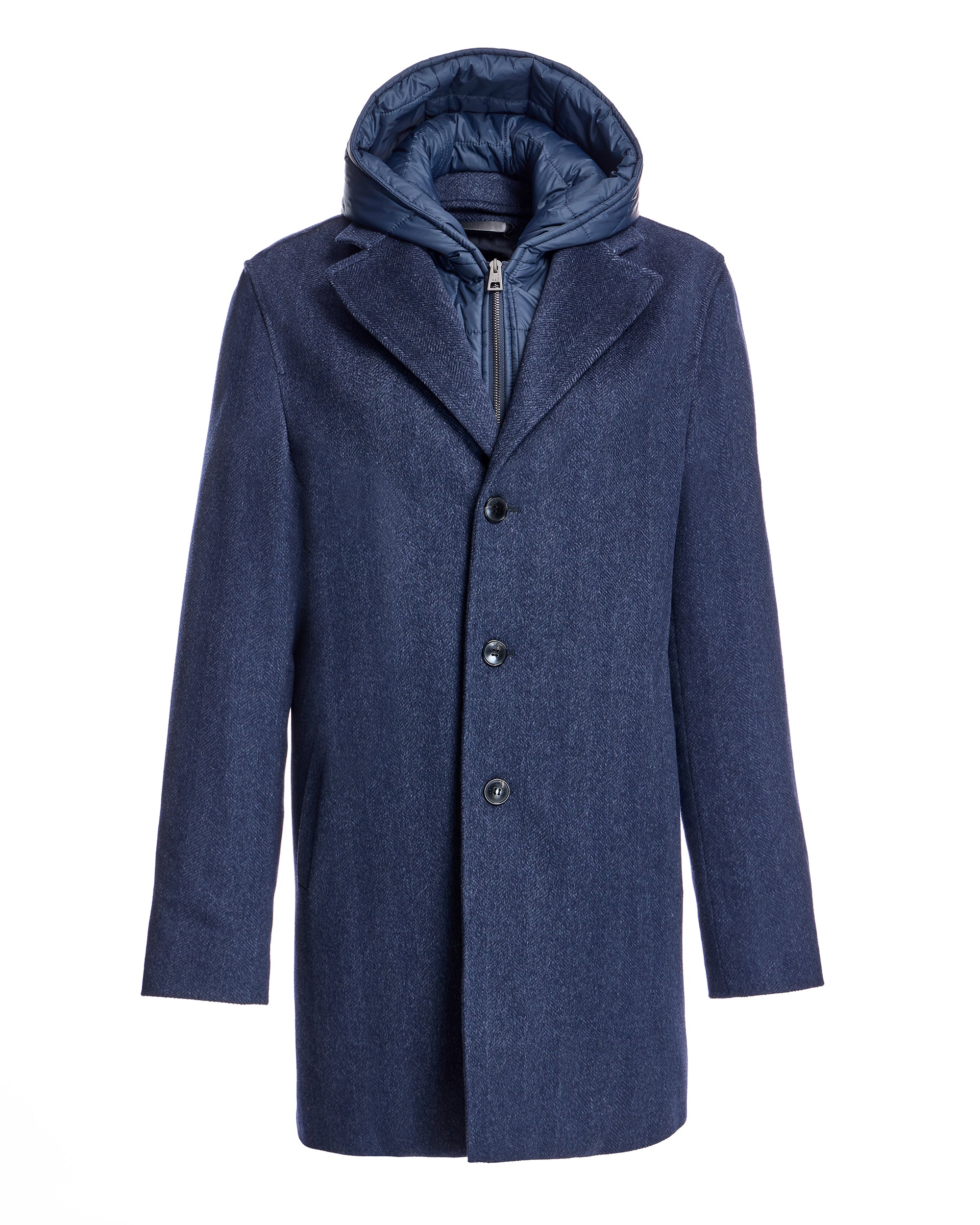 Men's Hooded Wool Jacket