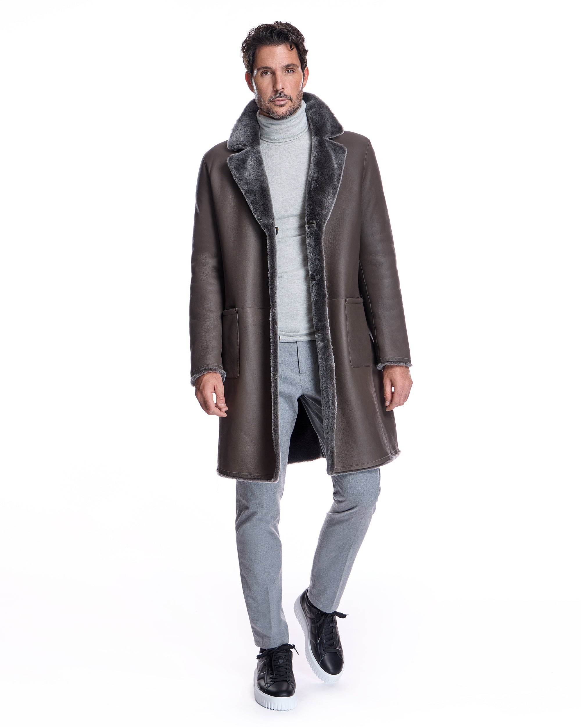 Men's Reversible Shearling Lamb Jacket