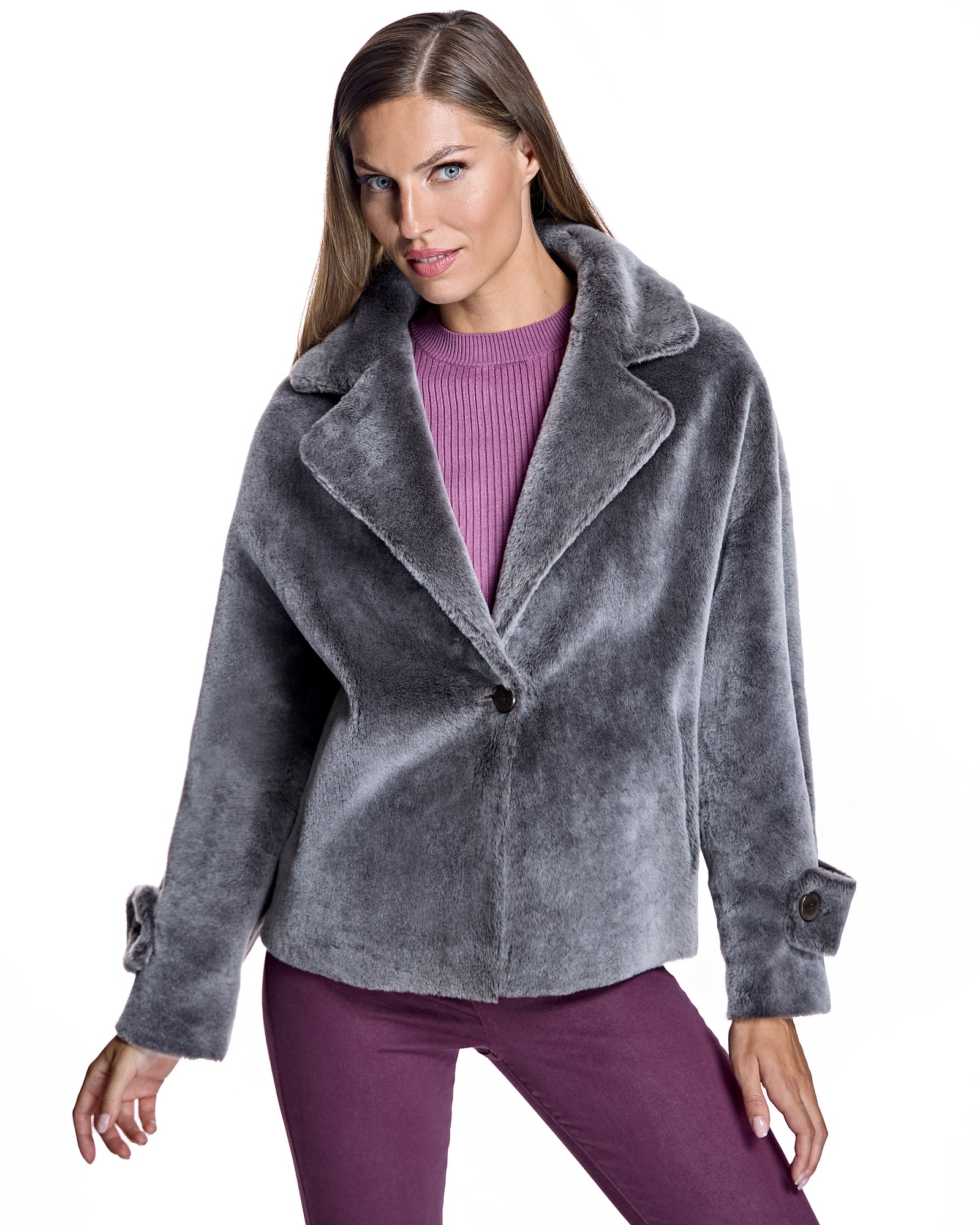 Reversible Shearling Lamb Jacket-Maximilian