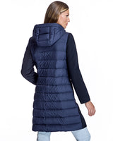 Cashmere Blend and Puffer Hooded Coat