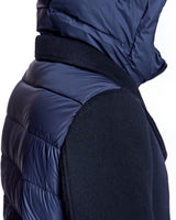 Cashmere Blend and Puffer Hooded Coat
