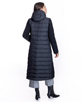 Cashmere Blend and Puffer Hooded Coat