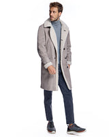 Men's Shearling Peacoat