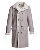 Men's Shearling Peacoat