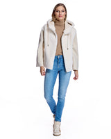 Hooded Shearling and Wool Jacket-Maximilian