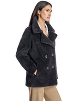 Maximilian Lambswool Peacoat-Maximilian