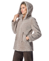 Maximilian Hooded Lambswool Jacket-Maximilian