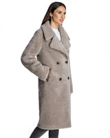 Maximilian Lambswool Midi Peacoat-Maximilian