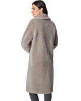 Maximilian Lambswool Midi Peacoat-Maximilian