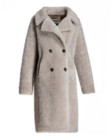 Maximilian Lambswool Midi Peacoat-Maximilian
