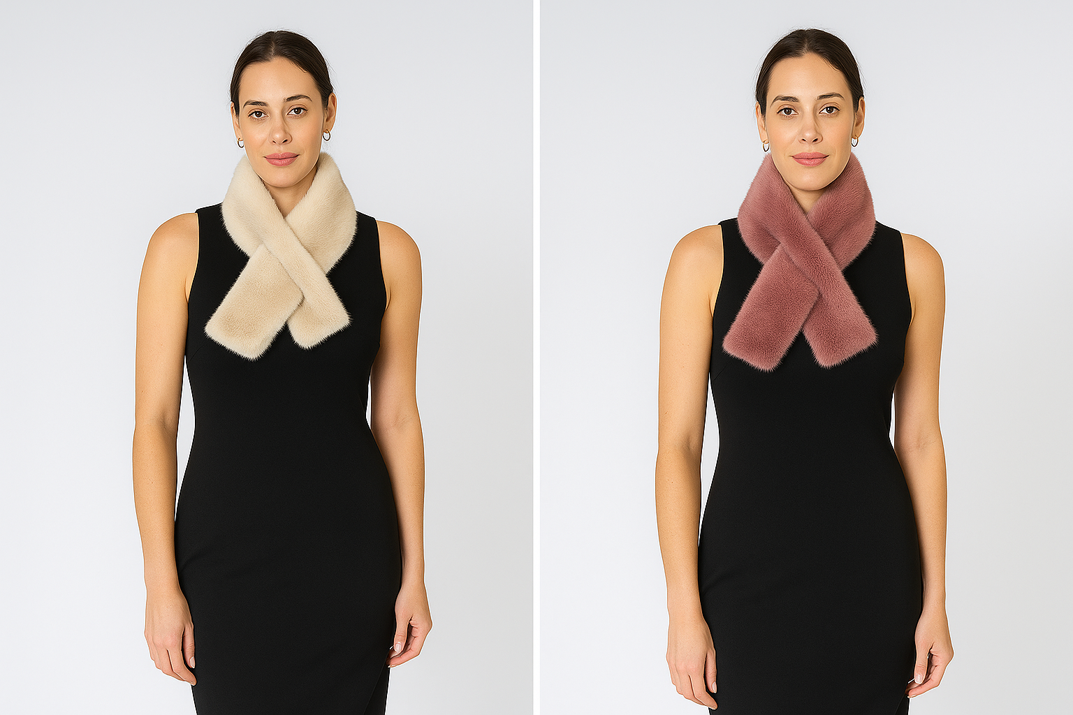 Mink Pull Thru Scarf