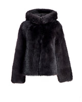 Hooded Toscana Shearling Lamb Jacket-Maximilian