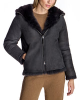 Hooded Toscana Shearling Lamb Jacket-Maximilian