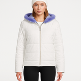 Reversible Mink Patchwork Hooded Jacket – Fur Side & Waterproof Nylon Side
