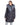 Julia & Stella Polyblend Jacket with Silver Fox Trimmed Hood