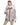 Julia & Stella by Maximilian Hooded Puffer with Lamb Trim